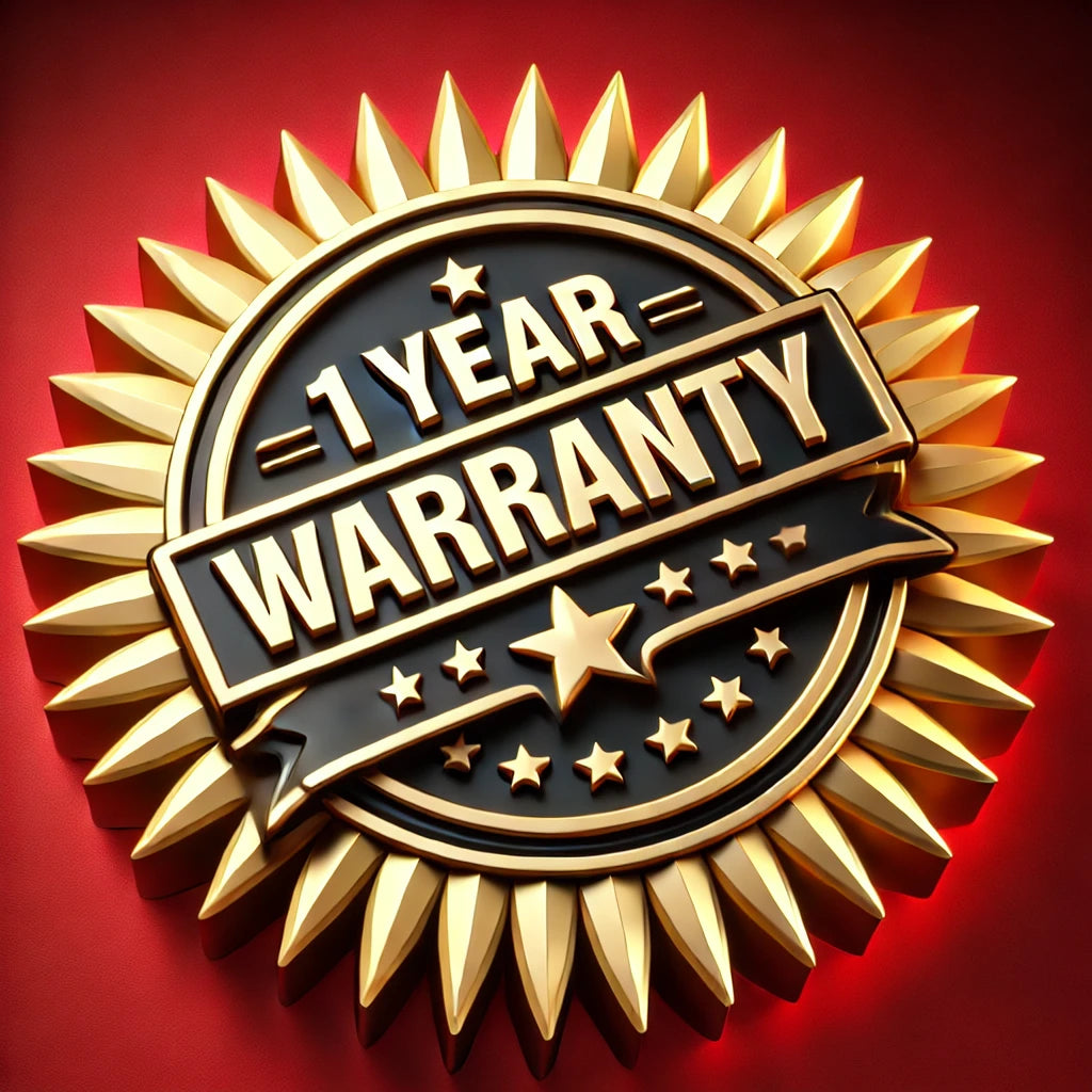 1 Year Warranty